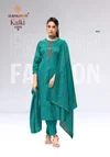 Kalki Vol 42 By Suryajyoti Jam Satin Discharge Dress Materials 